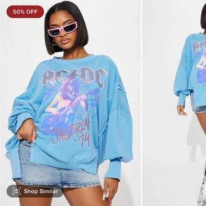 AC/DC oversized sweater